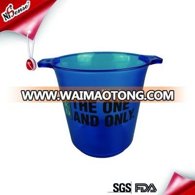 Hot selling cheap custom plastic led ice bucket for sale