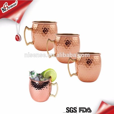 Promotional Top Quality 100% Pure Copper Mugs